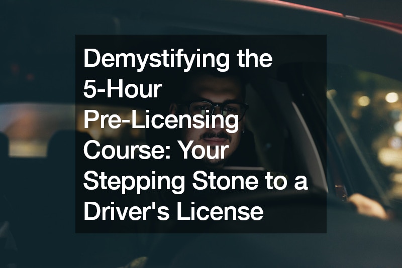Demystifying the 5-Hour Pre-Licensing Course Your Stepping Stone to a Drivers License