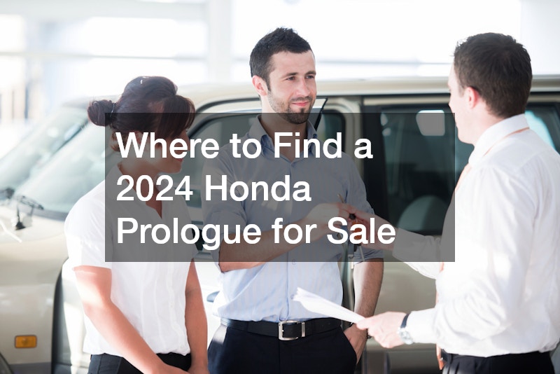 Where to Find a 2024 Honda Prologue for Sale